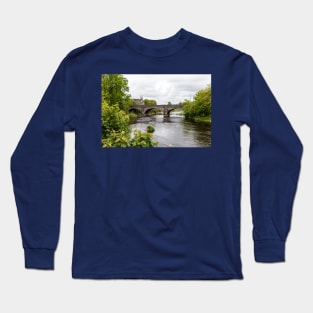 River Kent, Kendal, Cumbria, UK Long Sleeve T-Shirt